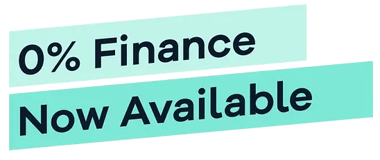 0% Finance Now Available