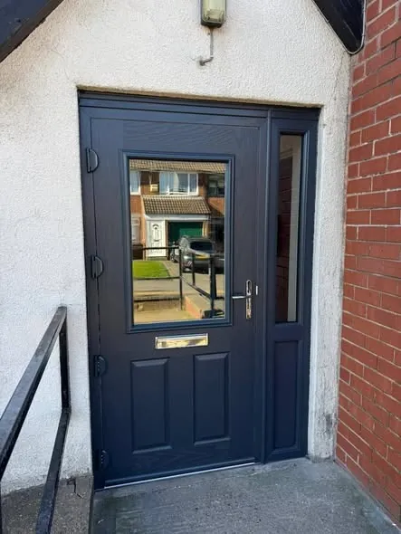 Entrance Upgrade: Anthracite Grey Composite Door at High Green WMC