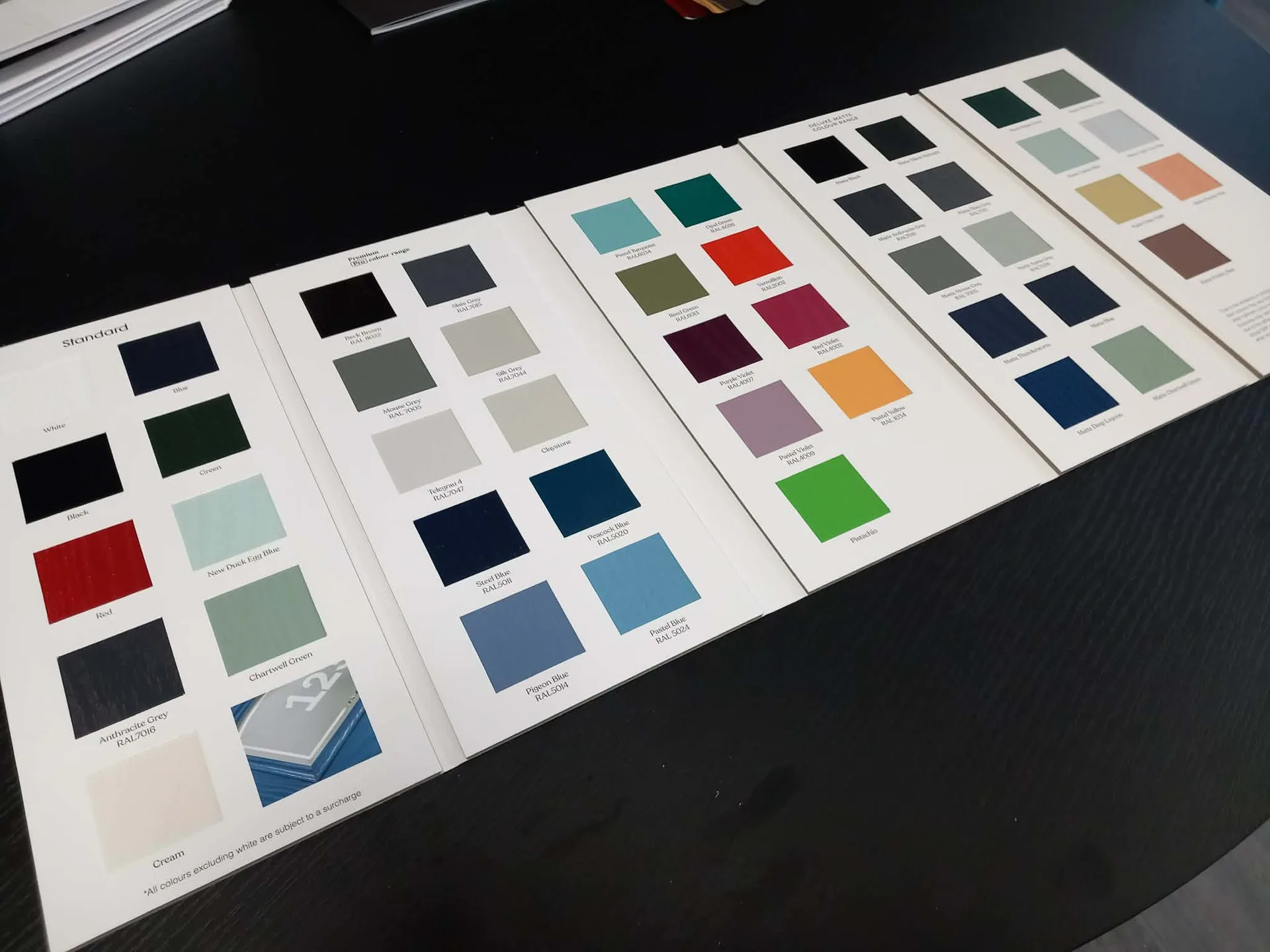 Top Lock Color Samples