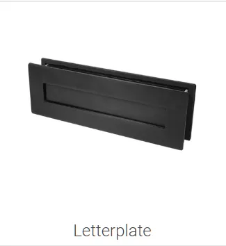 PVD Letterplate