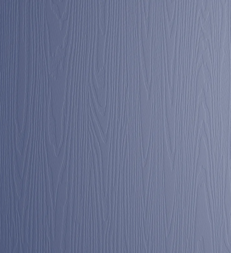 Blue Woodgrain Finish