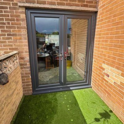 Another quality installation complete — and this one’s a beauty! 🙌 Today, our team fitted a sleek set of French doors at a property in Stocksbridge, and the results speak for themselves.