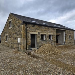 window installation on a stunning new build